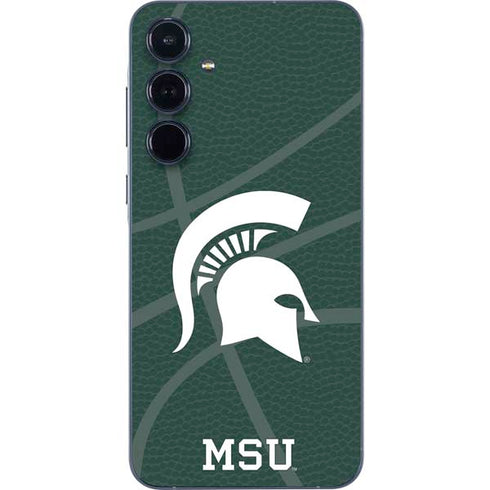 Michigan State University Green Basketball Galaxy A36 5G Skin